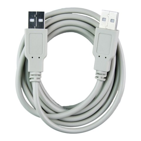 Przewód USB A - A, biały, 1,8 m DPM