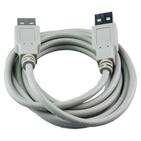 Przewód USB A - A, biały, 1,8 m DPM