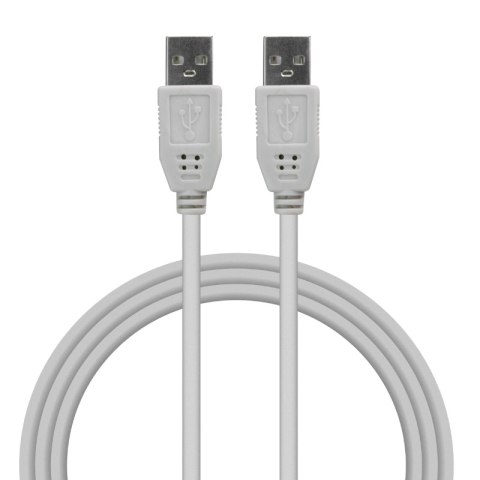 Przewód USB A - A, biały, 4 m DPM