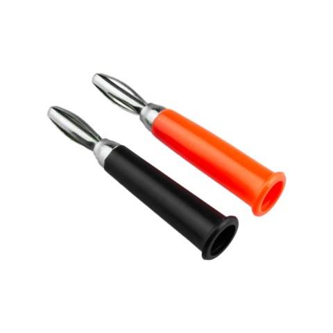 Wtyk banan (czerwony, czarny), 2 szt. DPM