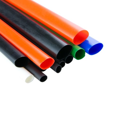 Zestaw rurek termokurczliwych, 15 cm, 12 szt., mix kolorów DPM