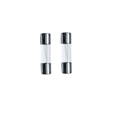 Bezpiecznik szklany 20 mm, 6,3 A, 2 szt. DPM