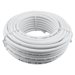 Kabel koncentryczny RG6 1 mm CCS, 15 m DPM