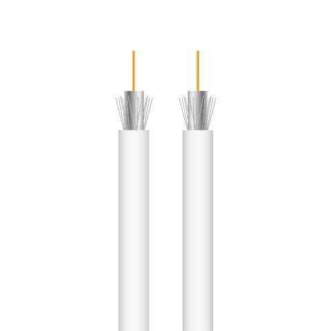 Kabel koncentryczny RG6 1 mm CCS, 15 m DPM