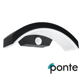 Kinkiet LED zewnętrzny z czujnikiem ruchu, 12 W, 1100 lm, 4000 K, IP65, PONTE PONTE