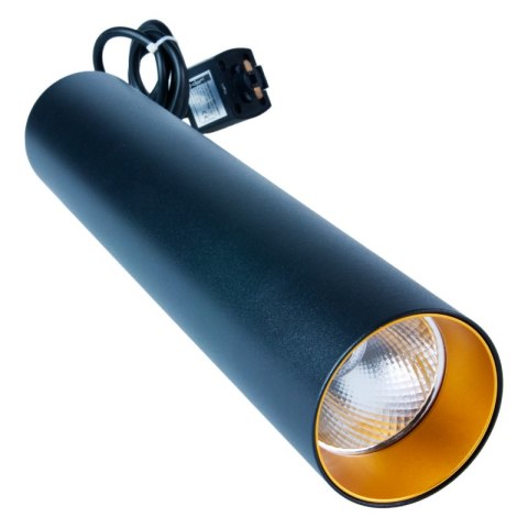 Lampa wisząca szynowa, 12 W, 753 lm, 4000 K, 30 cm, czarna, X-LINE DPM