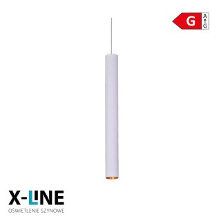 Lampa wisząca szynowa, 12 W, 960 lm, 4000 K, 60 cm, biała, X-LINE DPM