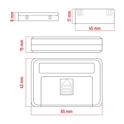 Lampka szafkowa magnetyczna DPM