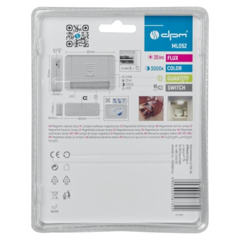 Lampka szafkowa magnetyczna DPM