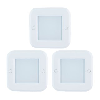 Lampki LED podszafkowe z czujnikiem ruchowym, kwadratowe DPM