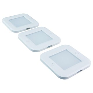 Lampki LED podszafkowe z czujnikiem ruchowym, kwadratowe DPM