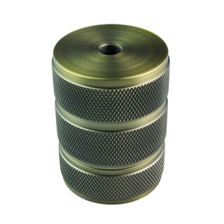 Metalowa oprawka do żarówki E27, matowy brąz DPM