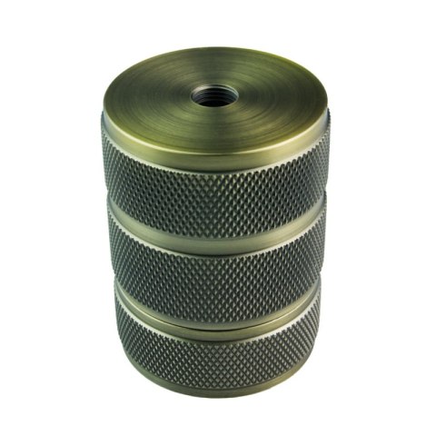 Metalowa oprawka do żarówki E27, matowy brąz DPM