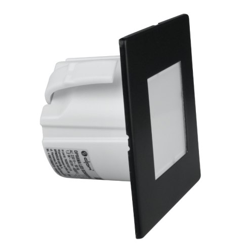 Oprawa LED schodowa, kwadratowa, czarny mat DPM