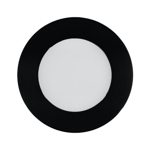 Oprawa schodowa LED, okrągła, czarny mat DPM