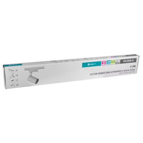 Oświetlenie szynowe - zestaw 4 x 5 W, biały, X-LINE DPM