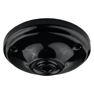Podsufitka ceramiczna okrągła, czarna DPM