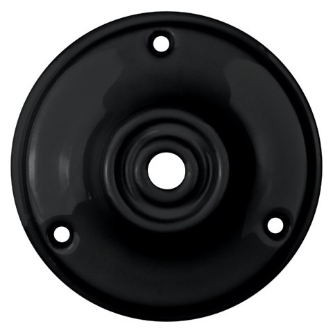 Podsufitka ceramiczna okrągła, czarna DPM