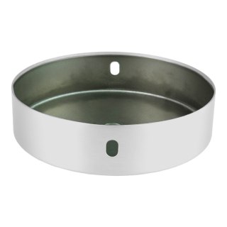 Podsufitka metalowa pojedyncza okrągła, biała DPM