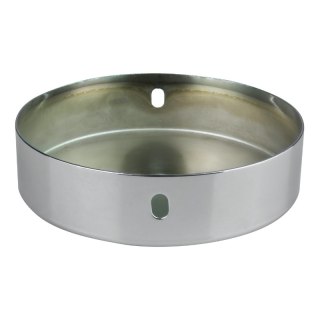 Podsufitka metalowa pojedyncza okrągła, inox DPM
