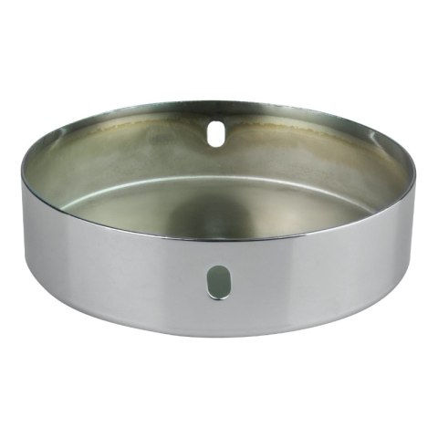 Podsufitka metalowa pojedyncza okrągła, inox DPM