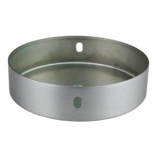 Podsufitka metalowa pojedyncza okrągła, metal szczotkowany DPM