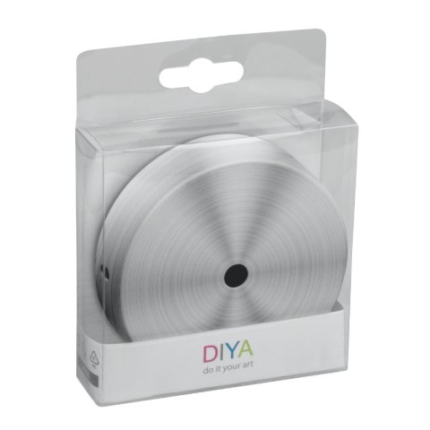 Podsufitka metalowa pojedyncza okrągła, metal szczotkowany DPM