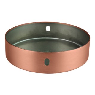 Podsufitka metalowa pojedyncza okrągła, miedź DPM