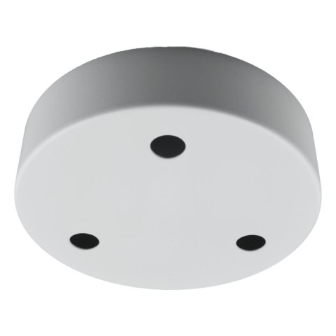 Podsufitka metalowa potrójna okrągła, biała DPM