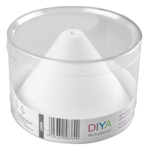 Podsufitka plastikowa stożek, biała DPM