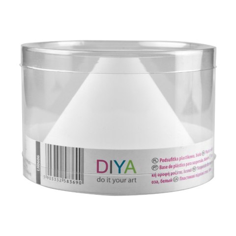 Podsufitka plastikowa stożek, biała DPM