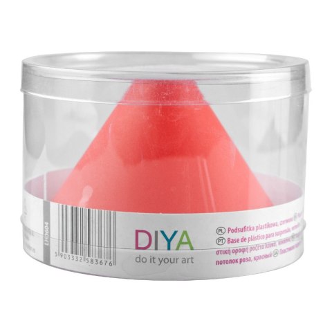 Podsufitka plastikowa stożek, czerwona DPM