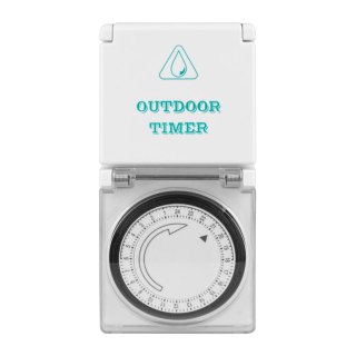 Programator czasowy analogowy, 24 h, IP44 DPM