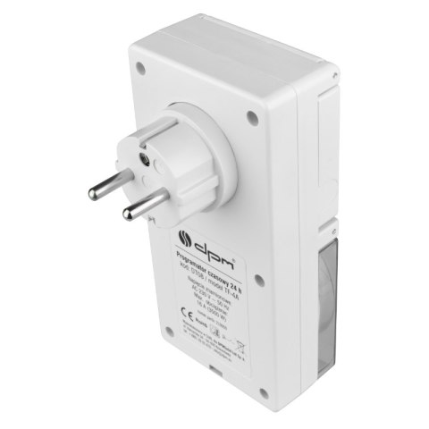 Programator czasowy analogowy, 24 h, IP44 DPM