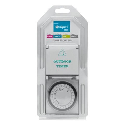 Programator czasowy analogowy, 24 h, IP44 DPM