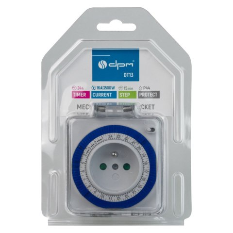 Programator czasowy analogowy, IP44 DPM