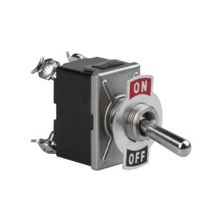 Przełącznik dźwigniowy 2x1 ON/OFF, 10 A DPM
