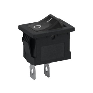 Przełącznik klawiszowy, 1 tor, 3 A, czarny DPM