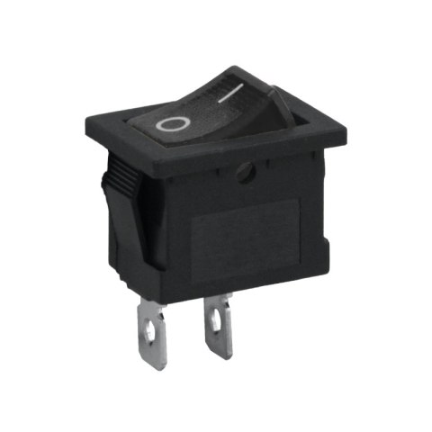 Przełącznik klawiszowy, 1 tor, 3 A, czarny DPM