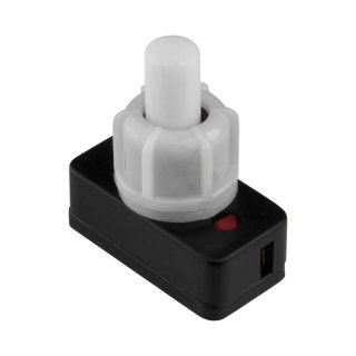 Przełącznik lampkowy ON/OFF, biały DPM