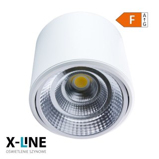 Reflektor LED punktowy regulowany natynkowy 20 W 1600 lm 4000 K biały X-LINE DPM