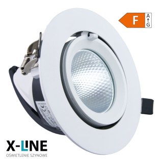 Reflektor LED punktowy regulowany, podtynkowy, 20 W, 1600 lm, 4000 K, biały, X-LINE DPM