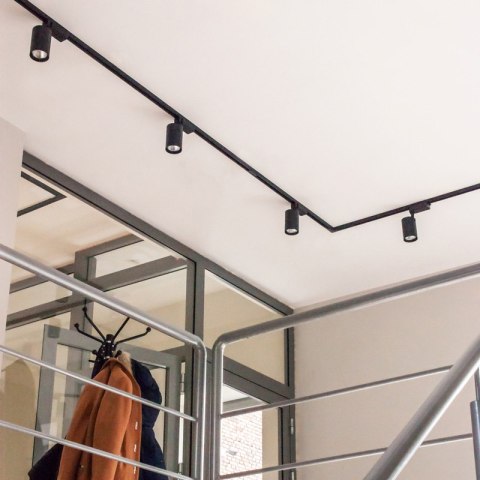 Reflektor szynowy, 10 W, 886 lm, 4100 K, czarny, X-LINE DPM