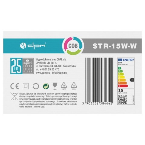 Reflektor szynowy, 15 W, 1434 lm, 4100 K, biały, X-LINE DPM