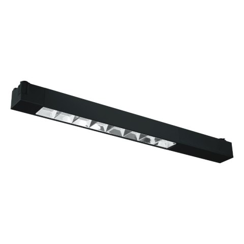 Reflektor szynowy LED liniowy, 20 W, 1500 lm, 4000 K, czarny, X-LINE DPM