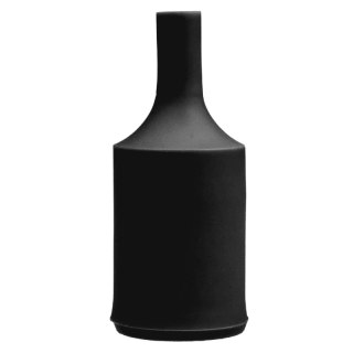 Silikonowa oprawka do żarówki E27, czarna DPM