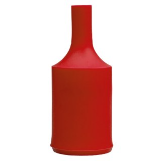 Silikonowa oprawka do żarówki E27, czerwona DPM