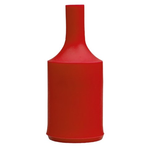 Silikonowa oprawka do żarówki E27, czerwona DPM