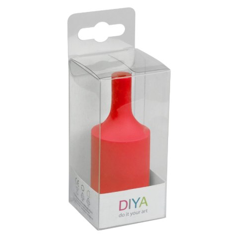 Silikonowa oprawka do żarówki E27, czerwona DPM