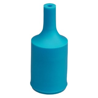 Silikonowa oprawka do żarówki E27, niebieska DPM